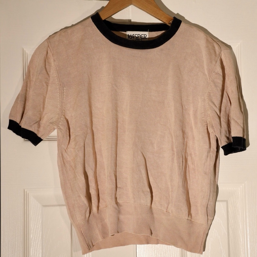 Kasper ASL Short Sleeve Knit Top